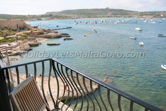 Holiday Let Malta Mellieha Sea Front Apartment tunnara apartment