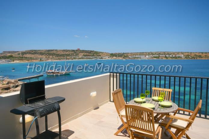 Holiday Let Malta Mellieha Sea Front Penthouse tunnara penthouse