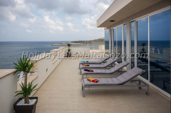 Holiday Let Malta Qawra Penthouse ghallis tower penthouse